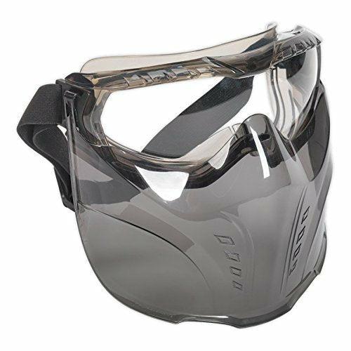 Sealey SSP76 Safety Goggles with Detachable Face Shield - Grey 0