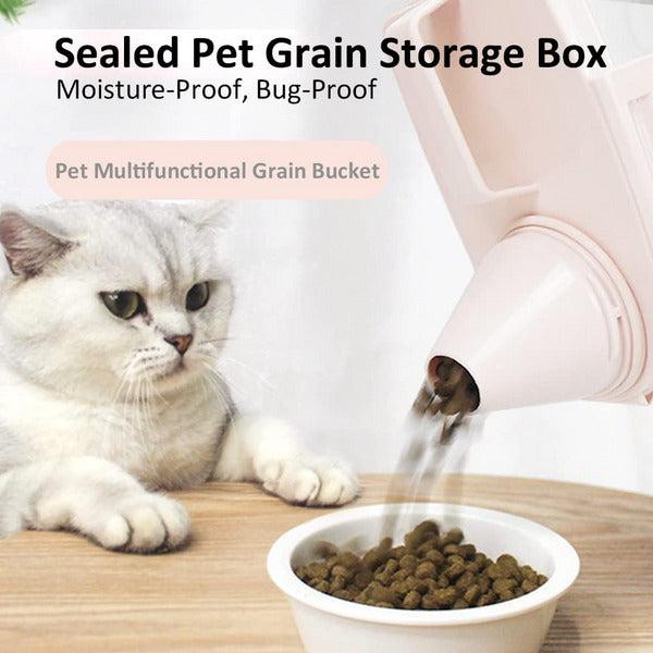Cat food storage bin online