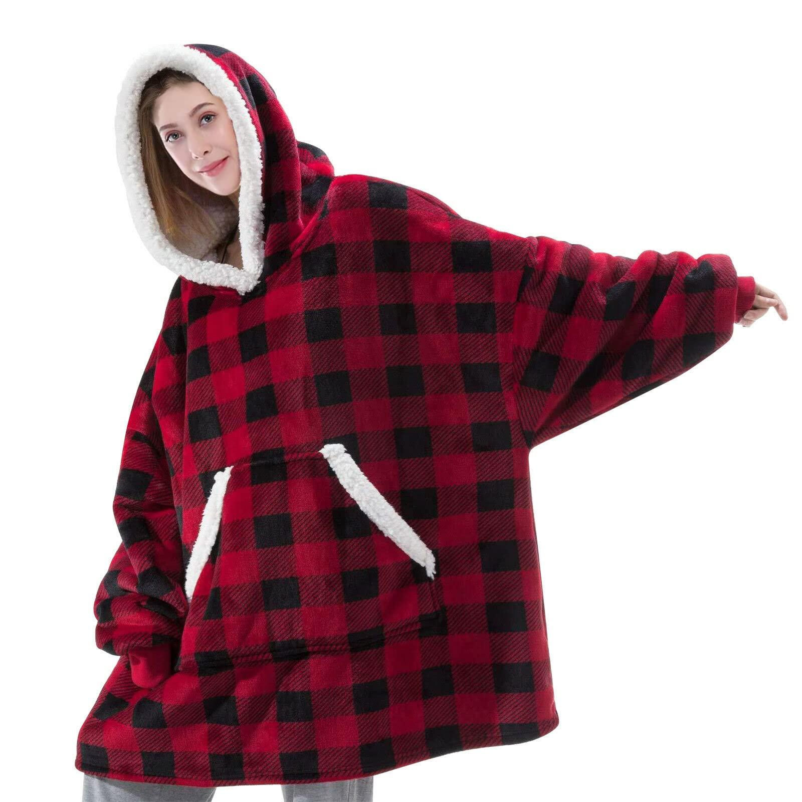 Comfy hooded sweatshirt blanket clearance