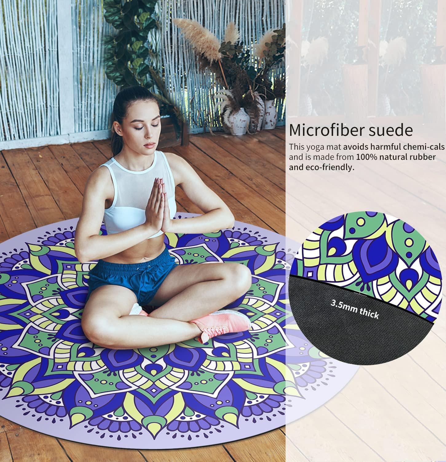Extra thick round yoga mat hotsell