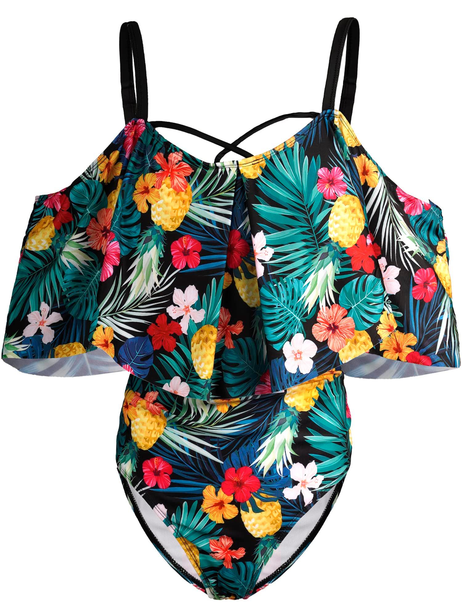 Plus size bathing suits off the shoulder shop