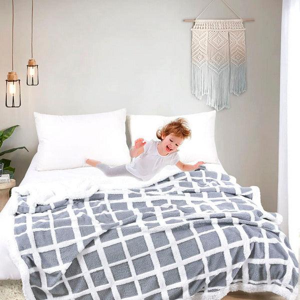 White winter blanket hotsell