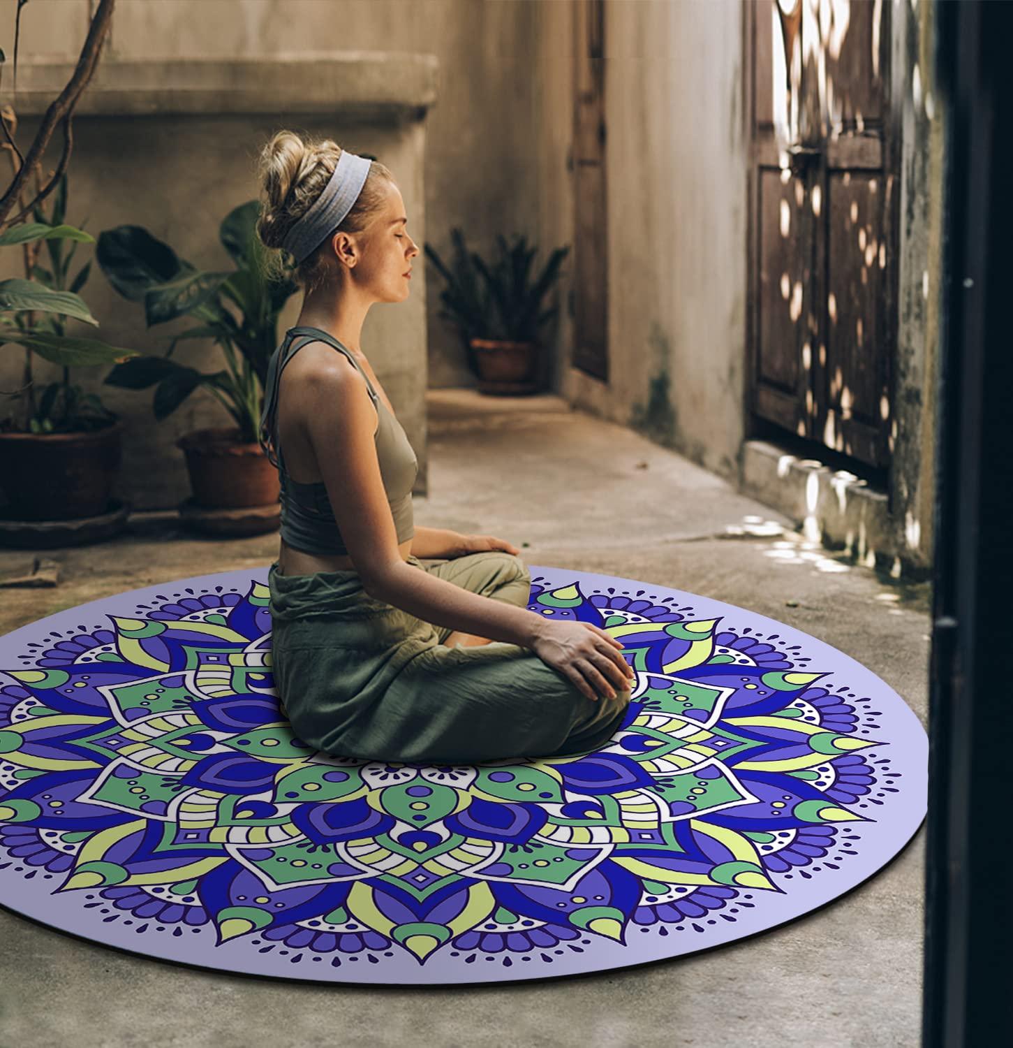 Large circle yoga mat sale