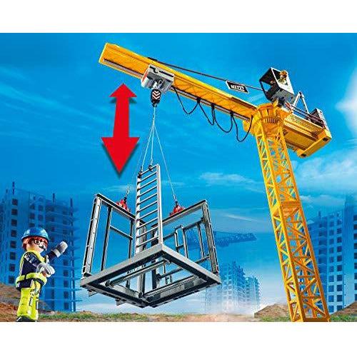 Playmobil construction crane shop