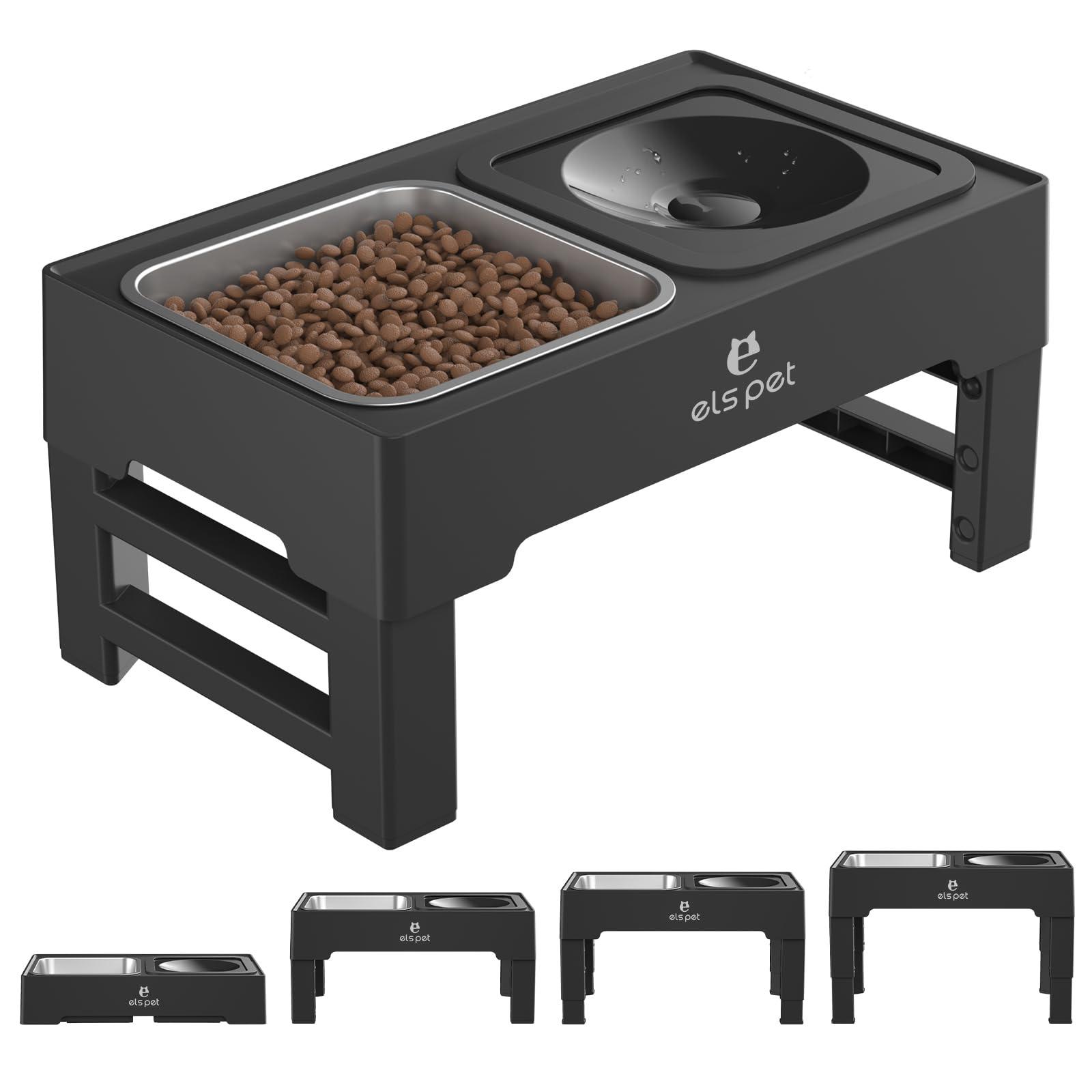 Raised dog food and water bowls online