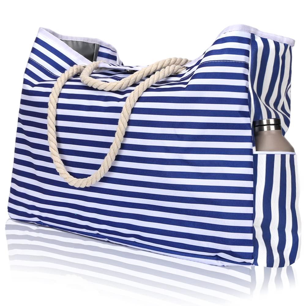 Beach bag with pockets hotsell