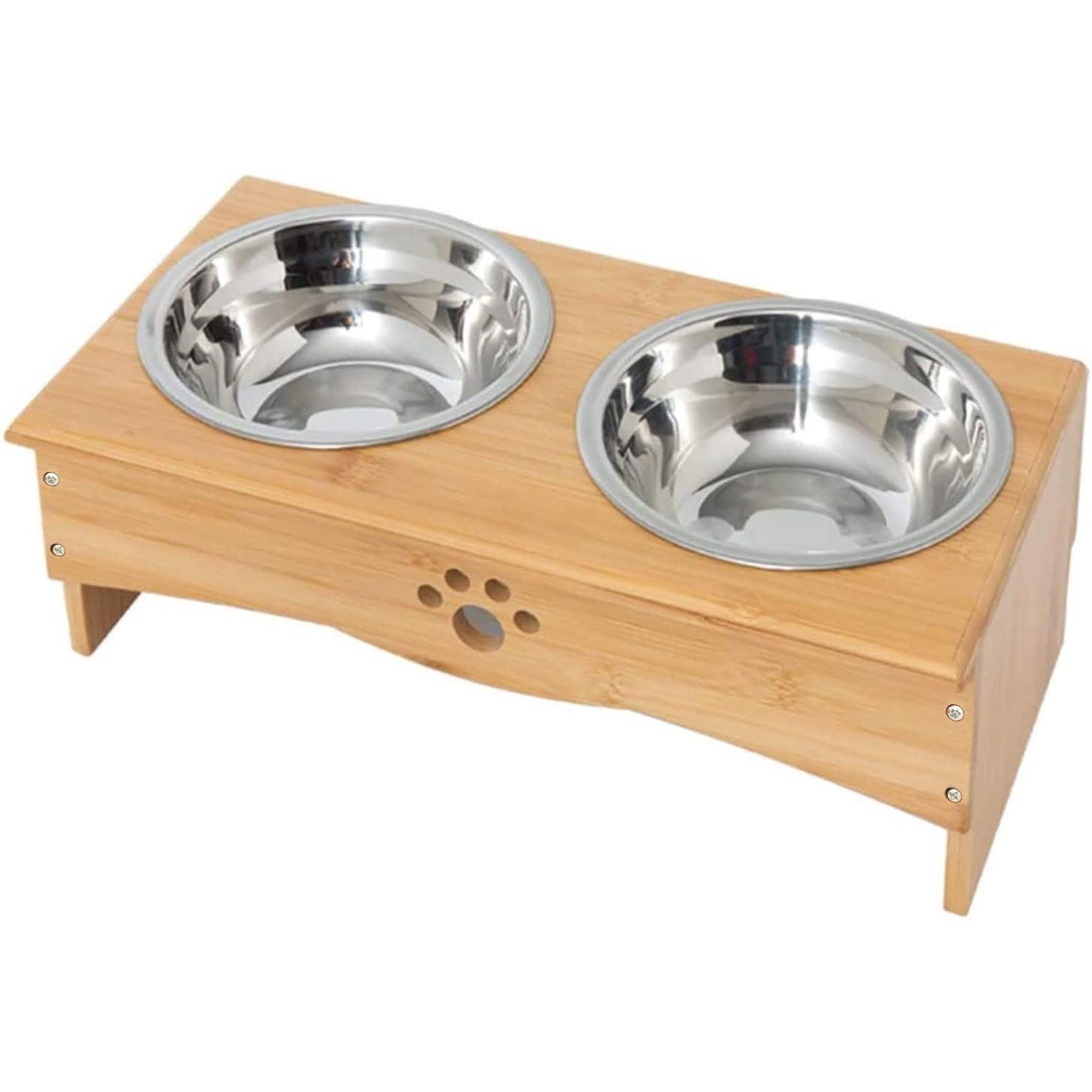 Elevated dog feeding station clearance