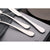 TZMY-EU Knife and Fork Set 16-Piece Cutlery Set Silver Stainless Steel Flatware Set Service for 4 Silverware Set for Home Kitchen Party Travel School