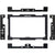ANDYCINE 6 Inch Monitor Cage Aluminium Alloy Monitor Cage with HDMI Cable Clamp for FEELWORLD LUT6 LUT6S CUT6 and ANDYCINE C6 C6S C6R