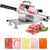 uyoyous Manual Frozen Meat Slicer Stainless Steel Meat Cutter with 170mm Blade for Home Use Beef Mutton Roll Cheese Bacon Nougat Deli Hotpot