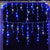 YASENN 300LED Icicle Lights Parts strobes String Lights Christmas Lights for Eave Roof Wall Decoration (Blue with Cool White strobes)