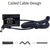Andycine Dummy Battery Spring Cable Battery Converter DC Coupler Compatible with NIKON D7000/D800/D800E Replace for EN-EL15