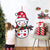 CDLong DIY Felt Christmas Tree & Snowman Set - 2 Pack Xmas Gifts for Kids - Wall Hanging Detachable Felt Christmas Tree for Toddlers