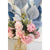 Flyfartech Artificial Flowers Vintage Chrysanthemum Floral Eucalyptus Silk Flowers for Bridal Wedding Bouquet Table Centerpiece Home Party Decor with gold case
