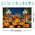 AIIKES 8x6FT Halloween Backdrop Halloween Castle Backdrop for Photography Park Pumpkin Birthday Party Decorations Baby Shower Banner Studio Props 12-327