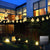 Bollengold Solar Lights Outdoor Garden, 100LED 12M/39FT Solar Fairy Lights, 8 Modes Waterproof Solar Powered Globe Lights for Garden, Home, Yard, Party, Festival, Gazebo, Decoration(Warm White)