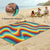 Beach Mat Picnic Blanket Extra Large 280x200cm Beach Mat Sandproof Waterproof Beach Blanket Outdoor Picnic Mat for Beach,Travel,Camping and Hiking -Portable Quick Drying Water Resistant - Multicolor