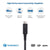 Cable Matters [Intel Certified] Braided 40Gbps Active Thunderbolt 4 Cable 2 m with 100W Charging and 8K Video - Fully Compatible with USB C/USB-C, USB 4 / USB4, and Thunderbolt 3