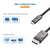 Cable Matters Premium Braided USB-C to DisplayPort Cable 1.8m (USB C to DP Cable) Support 8K 60Hz in Gray- Thunderbolt 4 / USB 4 Compatible with MacBook Pro Dell XPS iPhone 15 Pro Max Plus