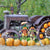 IFOYO 2 Pack Fall Harvest Scarecrow Decor, Pumpkin Halloween Decorations 23.6 Inch Medium Scarecrow Halloween Decoration for Garden, Home, Yard, Porch, Thanksgiving Decor
