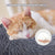 Aoresac Dog Bed Donut Dog Bed Soft and Fluffy Pet Bed Plush Donut Dog Bed Calming Round Dog Cat Bed Pet Cushion, XS-L (M x Ø 23.6