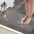 Carvapet Non Slip Shower Mats with Drain Loofah Bath Mats Comfort Textured Bathroom Bathtub Shower Tub Rug(Grey,45x75cm)