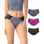 Neione Women Period Pants Menstrual Knickers Postpartum Panties Lace Hipster Underwear 3 Pack Gorthix L