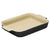 Le Creuset Stoneware Shallow Rectangular Dish, 32 cm, Satin Black, 91004732000000