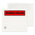 Blake Purely Packaging A7 123 x 111 mm Printed Documents Enclosed Wallet Envelopes Peel and Seal (PDE12) Clear - Pack of 1000