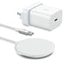 Syncwire Magnetic Wireless Charger with 20W USB C Wall Adapter 1.5M Built-in USB-C Cable Compatible with iPhone 13 Pro Max/13Pro/13Mini /13/ iPhone 12Pro Max/12Pro/12, Airpods, 2 Stickers