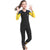 ZCCO Children's Swimsuit Full-Body Sun Protection Suit Teenager Unisex One-Piece Long Sleeve Water Suit Sunsuit for Swimming, Bathing, Surfing, Beach, Black XX-Small