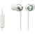 Sony MDREX110APW.CE7 Deep Bass Earphones with Smartphone Control and Mic - Metallic White