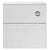 Hudson Reed SAR141 Sarenna ? Modern Bathroom Floor Standing Unit (Excludes WC Pan and Cistern), 800mm x 550mm x 200mm, Moon White, 550mm
