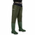 Magreel Hip Waders Lightweight Waterproof Hip Boots for Men and Women, PVC/Nylon Fishing Hunting Bootfoot with Cleated Outsole, Size 7-Size 13, Army Green