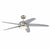 Westinghouse Lighting 72069 Bendan LED 132 cm Five-Blade Indoor Ceiling Fan, Satin Chrome with Hammered Accents, Dimmable LED Light Kit with Opal Frosted Glass, Remote Control Included