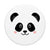Cute Panda Face, Gift For Panda Lovers PopSockets PopGrip: Swappable Grip for Phones & Tablets