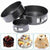 Springform Cake Tins Sets, NALCY Nonstick and Leakproof 3 Pieces (9.4