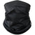 Oscenny Snood Cooling Material Soft Adjustable Drawstring Face Covering Sun Protection Bandana Face Mask Soft Stretch Comfortable to Wear for Hours Running Cycling Moto Bike(Black)