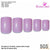 Bling Art False Nails French Manicure Pink - Natural Full Cover Medium Tips UK