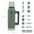 Stanley Classic Legendary Bottle 1L / 1.1QT Hammertone Green â€“ BPA FREE Stainless Steel Thermos | Keeps Cold or Hot for 24 Hours | Leakproof Lid Doubles as Cup | Dishwasher Safe