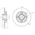 metelligroup 23-0878 Brake Discs Whit Bearing Kit Composed of single Brake Disc Car Spare Part ECE R90 Certificate