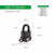 Yale Y220B/51/118/3 - 3 Pack of Black Weatherproof Padlocks with Protective Cover (51 mm) - Outdoor Hardened Steel Shackle Locks for Shed, Gate, Chain - Keyed Alike - High Security - Multipack