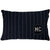 Mood collection MC Emblem Printed Standard Cushion, 40 x 60 cm, Polyester, Indigo, One Size
