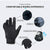 Cycling Gloves Full Finger Cut proof Gloves Breathable Touchscreen Airsoft Gloves for Men Women Climbing Camping Hiking Gloves (M)