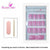 Bling Art False Nails French Manicure Pink - Natural Full Cover Medium Tips UK