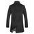 APTRO Mens Wool Coats Winter Jacket Warm Casual Overcoat Long Business Outwear Trench Coat 1681 Black S