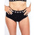 Theya Healthcare Petal Bamboo High-Waisted Comfort Briefs in Black, Post Surgery Knickers (L)