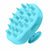 FReatech Updated Hair Scalp Massager Shampoo Brush with 2 Types of Silicone Bristles, Finely Clean and Scrub Gently, Care for Sensitive & Delicate Scalp, Exfoliate, Stimulate Hair Growth, Light Blue