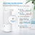 SVAVO Automatic Soap Dispenser, Touchless Hand Soap Dispenser Sensor Hand Sanitizer Pump for Bathroom Kitchen, 2 Levels Volume Control, 8.8oz, White