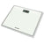 Salter Compact Digital Bathroom Scales - Toughened Glass, Measure Body Weight Metric / Imperial, Easy to Read Digital Display, Instant Precise Reading w/ Step-On Feature - White